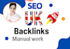 make UK SEO backlinks link building manually