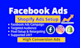 setup and manage effective facebook, instagram ads campaign