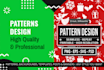 create new seamless pattern design for printing fabric