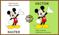 do vector tracing logo, image or edit