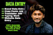 do data entry in very short time professional english transcriber