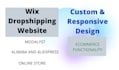 create a responsive wix dropshipping website