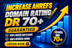 increase domain rating dr ahrefs and ahrefs ur rating