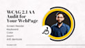 perform web accessibility testing and wcag audits