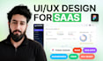 do ui ux design, saas dashboard design, and web app design in figma