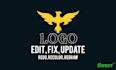 recreate, redesign, edit, and modify your logo