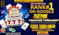 high authority DR 70 tf 45 dofollow SEO backlinks for poker and all websites