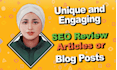 write product description or review article for affiliates