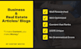 write quality business and real estate SEO articles