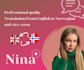 translate between english and norwegian