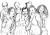 create super artistic line art illustration