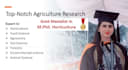 write agriculture and horticulture research articles and blogs