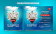 design church ministry flyer design worship event posters