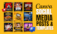 design pro social media posts and canva templates