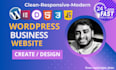 design, build modern wordpress business website with elementor pro, divi builder