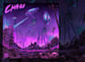 create detailed art of sci fi cyberpunk psychedelic artwork