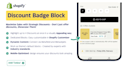 add a discount badge on the shopify product page
