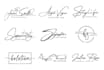 design signature handwriting scripted cursive handwritten logo