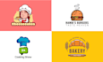 design customized food, cafe, bakery and restaurant logo