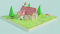 make low poly 3d models on blender