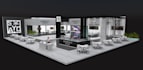 design 3d trade show booth, exhibition stall, kiosk, stand