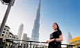 do photo and video modelling infront of burj khalifa