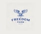 do professional freedom farm logo design
