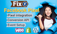 fix ios 14 update, setup facebook pixel and event, conversion API, pixel