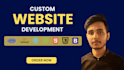do website development as full stack web developer php laravel developer react