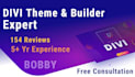 be your divi theme  website developer
