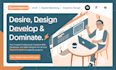 design squarespace website , squarespace redesign, landing page, author website