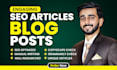 write human written SEO articles and blog posts for google rankings