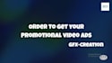 create promo video ads and product video ads