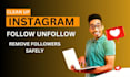 unfollow instagram twitter remove fake ghost follower