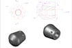 do autocad drawing, cad model, product design, 3d printing