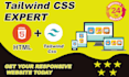 do professional HTML and tailwindcss development