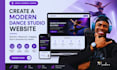 create a modern website for your dance studio