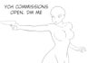 draw ych commission in my template