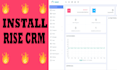 setup rise CRM and all modules