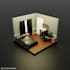 make a professional 3d isometric room or building with blender and sketchup