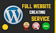 do full website creation with responsive design