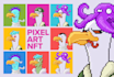 create pixel art collectibles nft