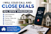 do lead generation, cold calling, acquisition and closing deals for wholesalers
