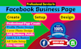 do facebook page creation, setup, and design properly