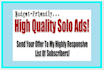 blast and create a unique solo ad for your website blog product or service