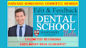 edit your dental school application or personal statement or activities section