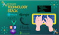 do django, flask, python, and react js websites full stack development