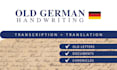 transcribe and translate german handwritten letters and notes