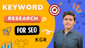 do  kgr keyword research for niche amazon affiliate website