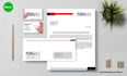 design standard letterhead and complete stationery